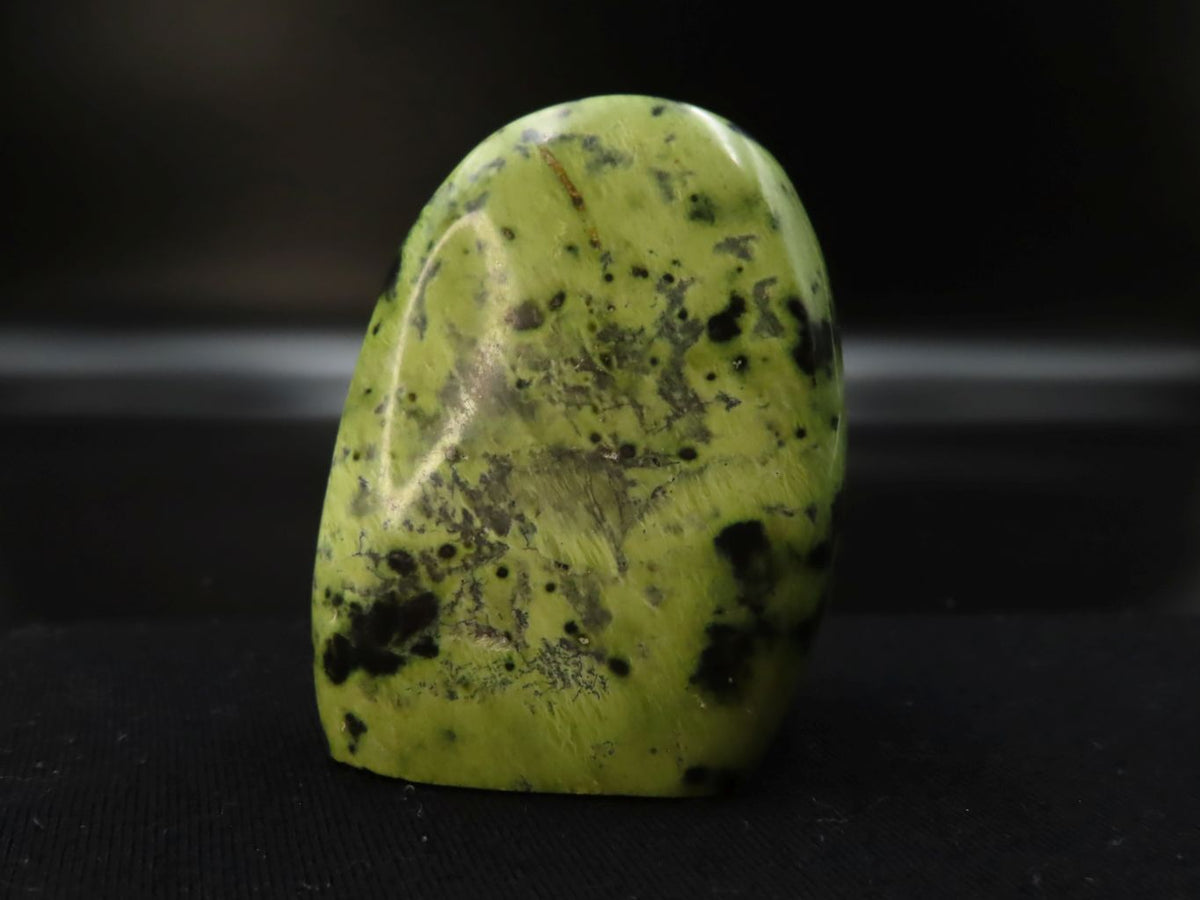 Polished Leopard Stone Standing Free Forms x 3 From Zimbabwe - TopRock