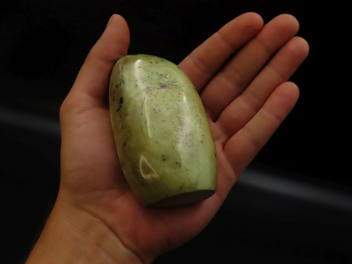 Polished Leopard Stone Standing Free Forms x 3 From Zimbabwe - TopRock