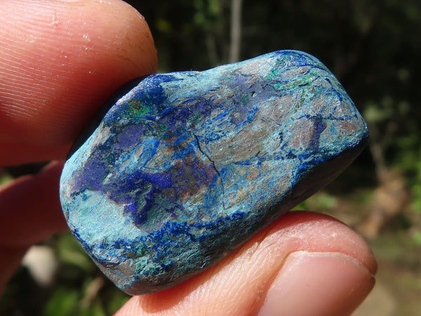 Polished Shattuckite Tumbled Stones  x 70 From Congo - Toprock Gemstones and Minerals 