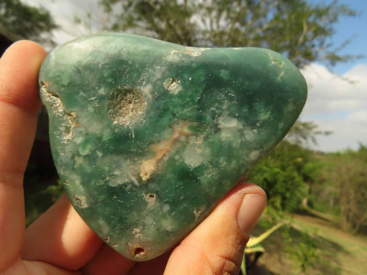 Polished Green Mtorolite "AKA Chrome/Emerald Chrysoprase" Plates x 10 From Zimbabwe - TopRock