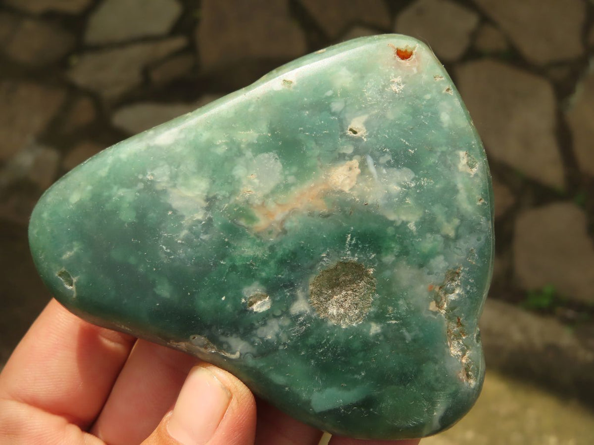 Polished Green Mtorolite "AKA Chrome/Emerald Chrysoprase" Plates x 10 From Zimbabwe - TopRock