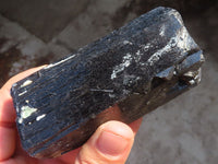 Natural Schorl Black Tourmaline Specimens x 6 From Erongo, Namibia - Toprock Gemstones and Minerals