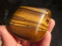 Polished Golden Tigers Eye Free Forms x 6 From Prieska, Northern Cape - Toprock Gemstones and Minerals