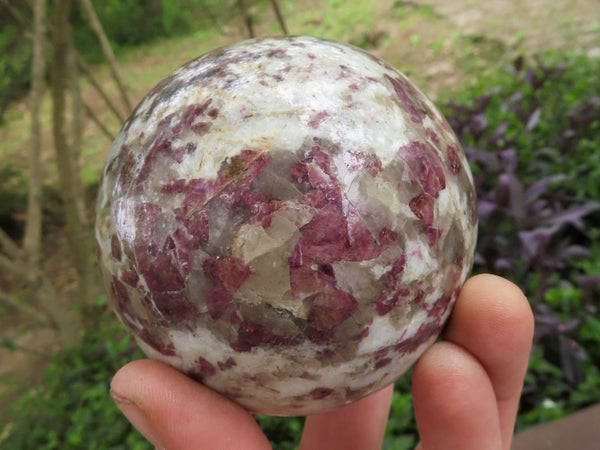Polished Rubellite Pink Tourmaline In Matrix Spheres  x 4 From Madagascar - TopRock