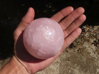 Polished Pink Rose Quartz Spheres x 3 From Madagascar - TopRock