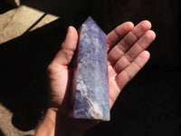 Polished Purple Lepidolite Points  x 3 From Madagascar - Toprock Gemstones and Minerals