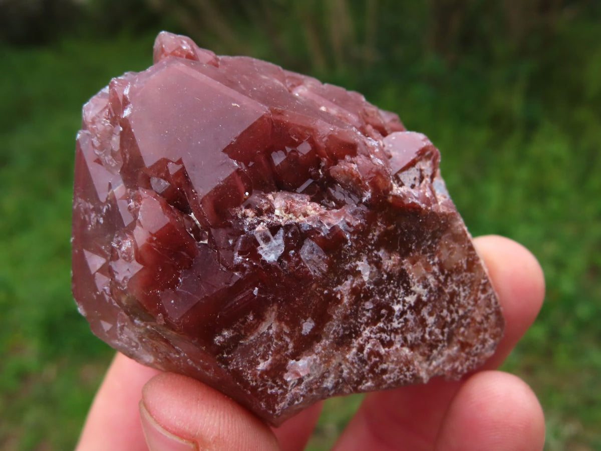 Natural Red Hematoid Quartz Crystals x 12 From Karoi, Zimbabwe - TopRock
