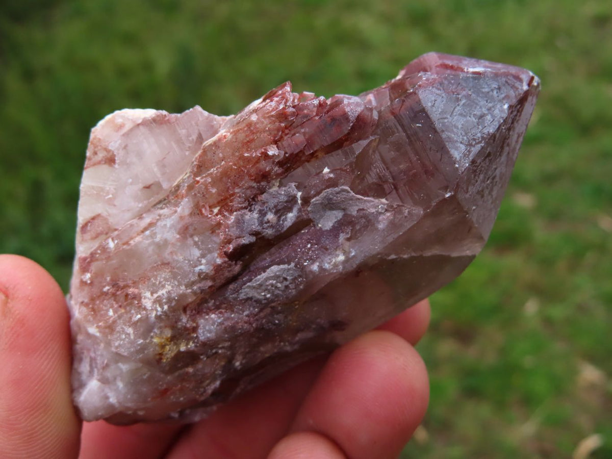 Natural Red Hematoid Quartz Crystals x 12 From Karoi, Zimbabwe - TopRock