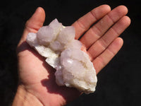 Natural Pale Lilac Spirit Quartz Clusters x 6 From Boekenhouthoek, South Africa - Toprock Gemstones and Minerals