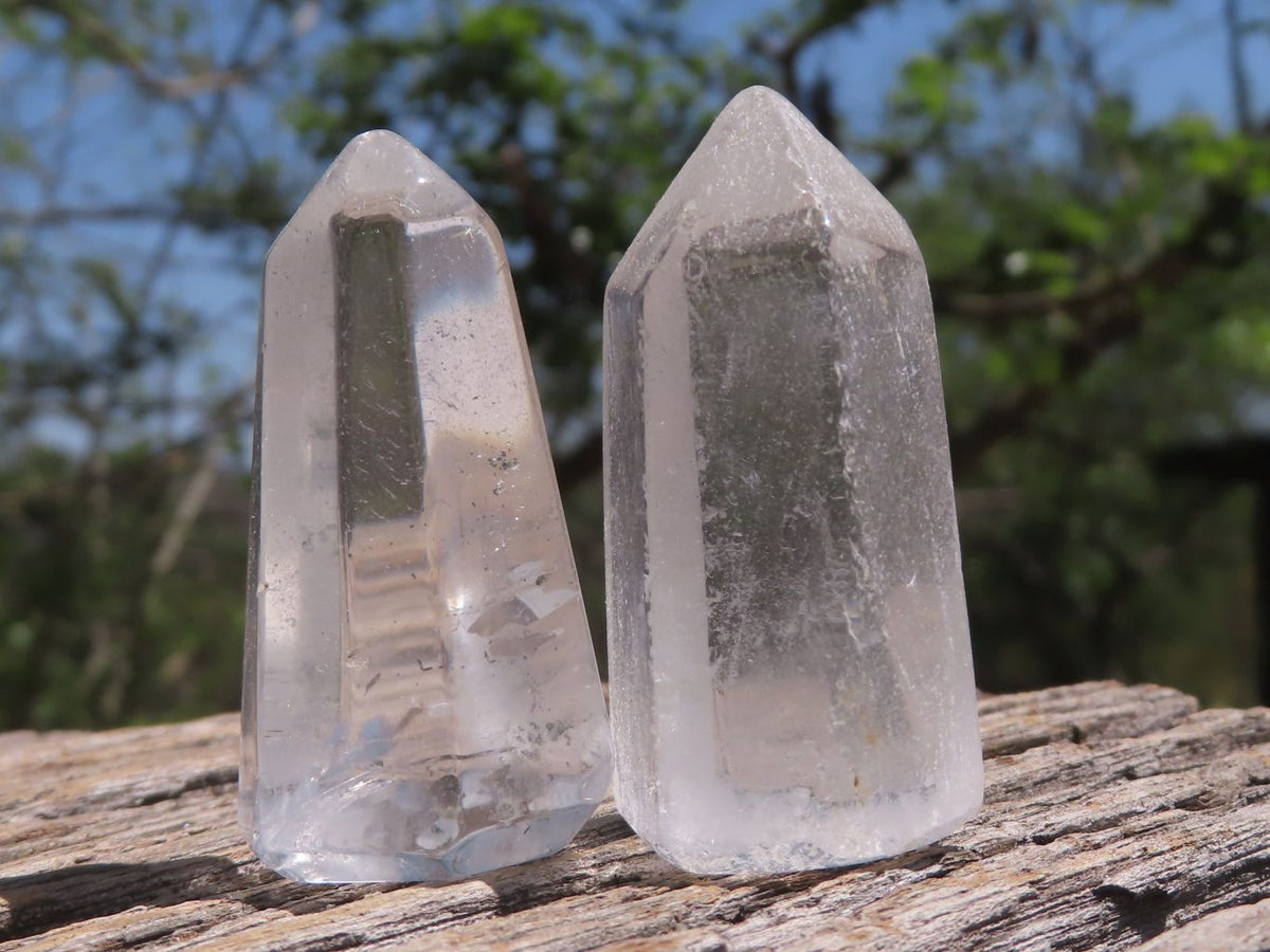 Polished Small Semi Optic Quartz Points x 42 From Madagascar - TopRock