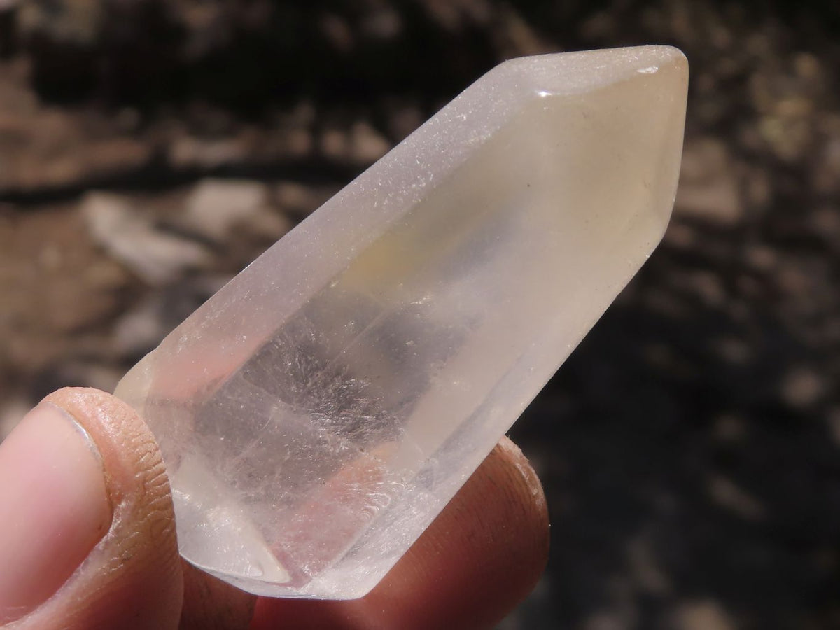 Polished Small Semi Optic Quartz Points x 42 From Madagascar - TopRock