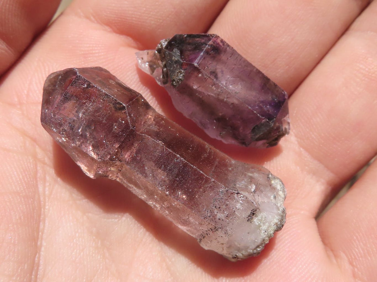 Natural Small Single Window Amethyst Crystals x 65 From Chiredzi, Zimbabwe - TopRock