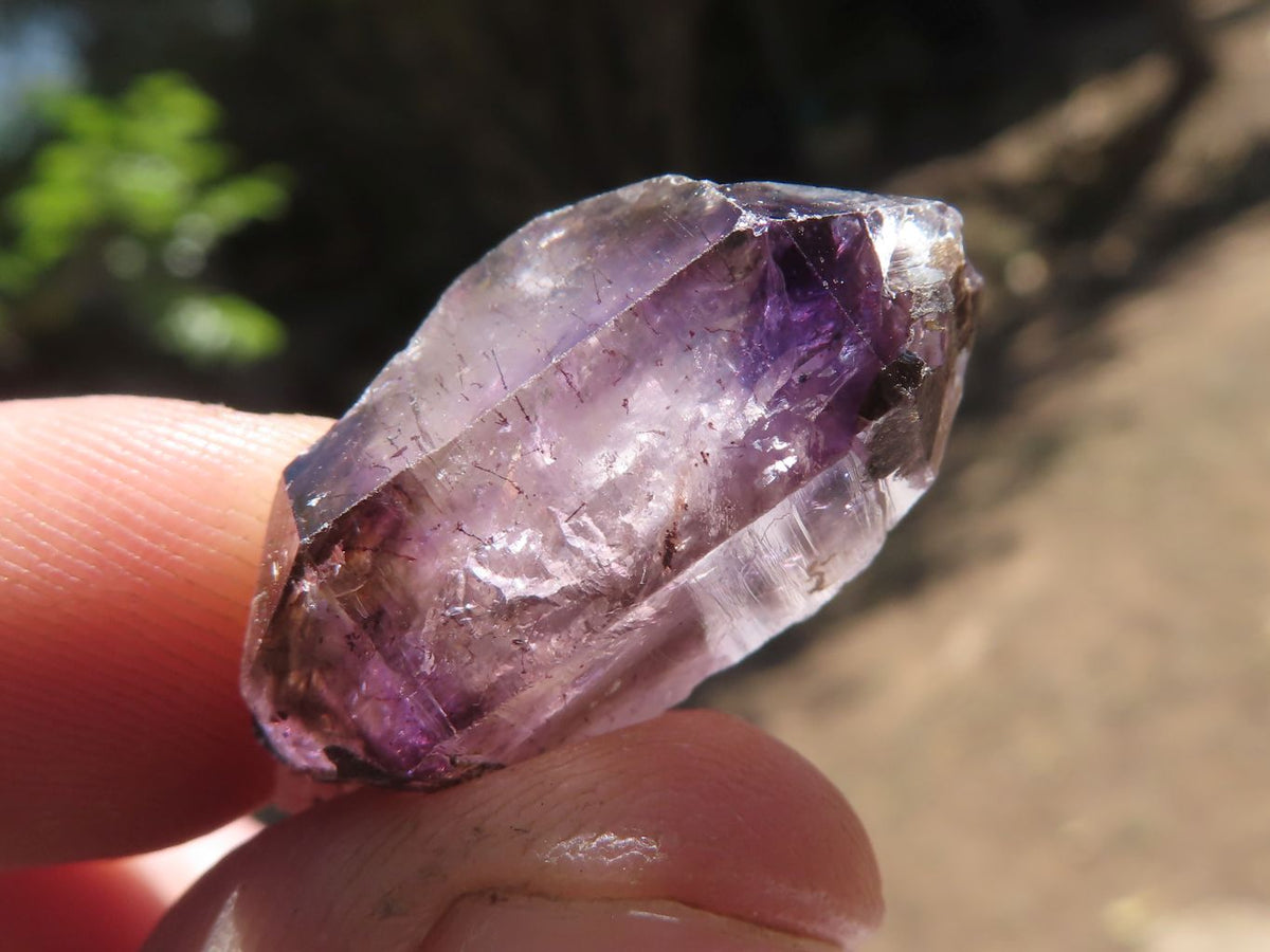 Natural Small Single Window Amethyst Crystals x 65 From Chiredzi, Zimbabwe - TopRock