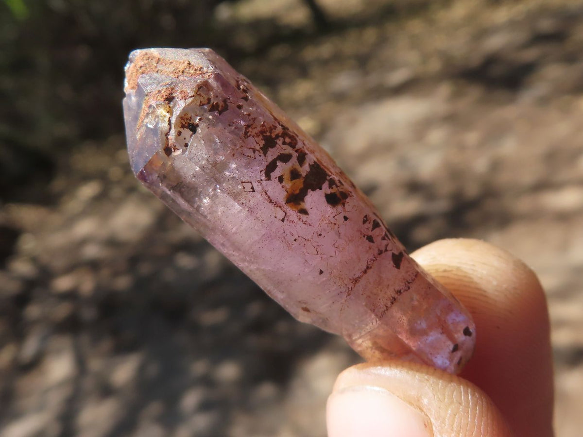 Natural Small Single Window Amethyst Crystals x 65 From Chiredzi, Zimbabwe - TopRock
