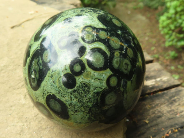 Polished Stromatolite / Kambamba Jasper Spheres  x 3 From Madagascar - TopRock