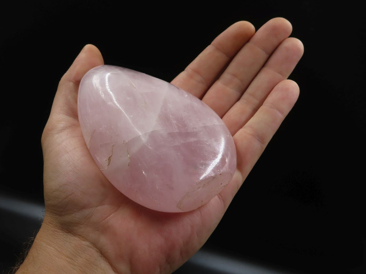 Polished Stunning Pink Rose Quartz Standing Free Forms x 3 From Madagascar - TopRock