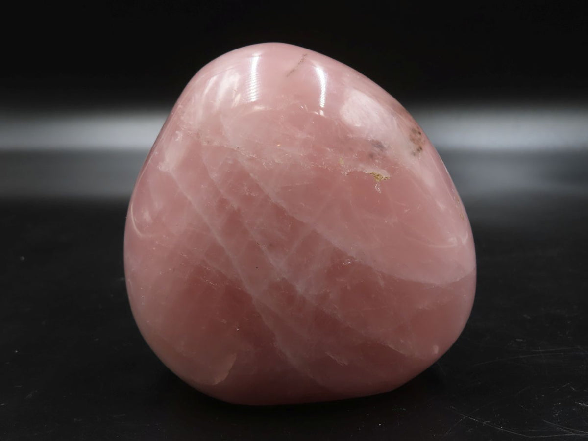 Polished Stunning Pink Rose Quartz Standing Free Forms x 3 From Madagascar - TopRock