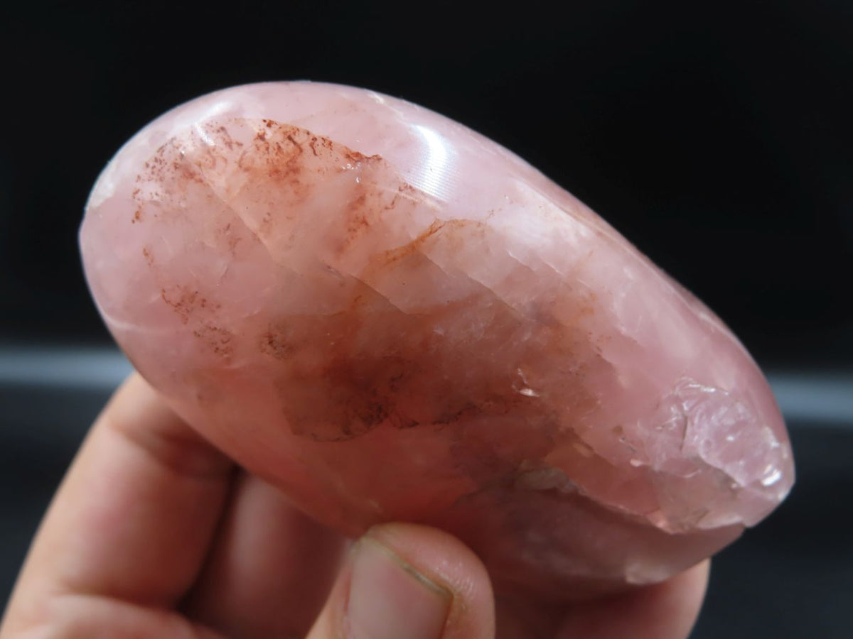 Polished Stunning Pink Rose Quartz Standing Free Forms x 3 From Madagascar - TopRock