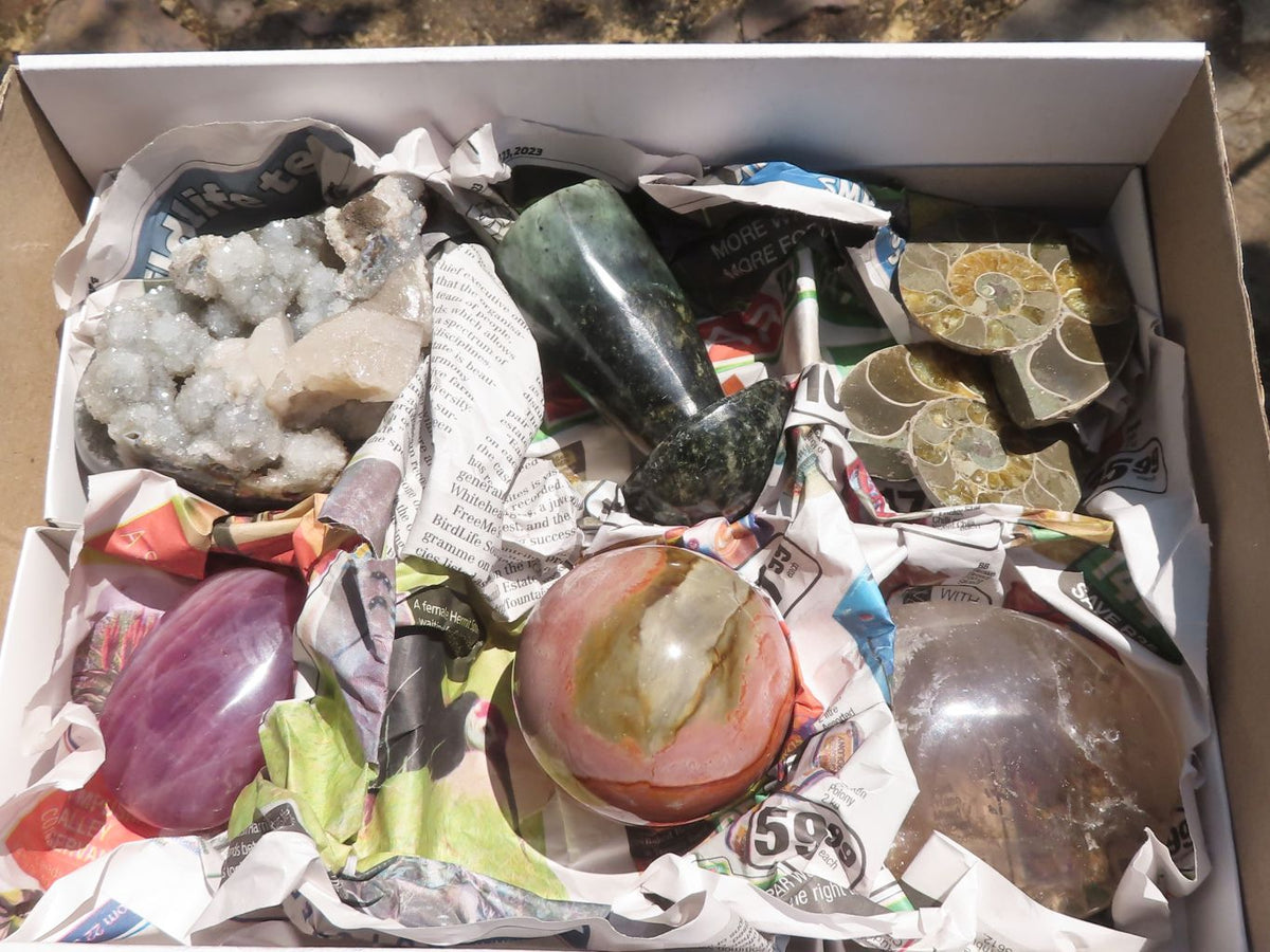 Polished Mixed Selection Of Retail Items x 6 From Southern Africa - TopRock