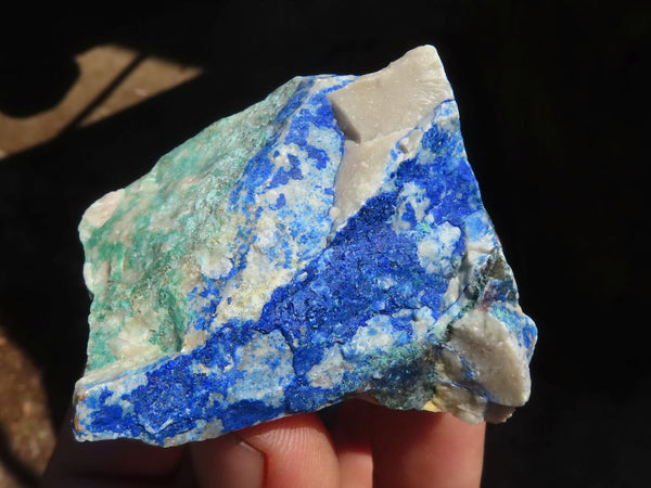 Natural Azurite & Malachite On Dolomite Specimens  x 24 From Kaokoveld, Namibia - Toprock Gemstones and Minerals 