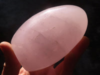 Polished Gemmy Pink Rose Quartz Standing Free Forms x 2 From Madagascar - Toprock Gemstones and Minerals