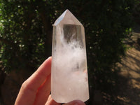 Polished Clear Quartz Crystal Points  x 6 From Madagascar - Toprock Gemstones and Minerals