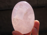 Polished Pink Rose Quartz Standing Free Forms x 6 From Antsirabe, Madagascar - Toprock Gemstones and Minerals