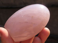 Polished Pink Rose Quartz Standing Free Forms x 6 From Antsirabe, Madagascar - Toprock Gemstones and Minerals