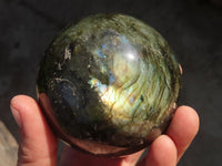 Polished Labradorite Spheres  x 2 From Tulear, Madagascar - Toprock Gemstones and Minerals