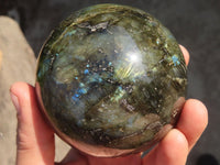 Polished Labradorite Spheres  x 2 From Tulear, Madagascar - Toprock Gemstones and Minerals