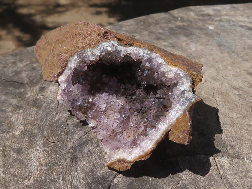 Natural Dark Amethyst Crystal Geodes & Plates x 12 From Zululand, South Africa - TopRock