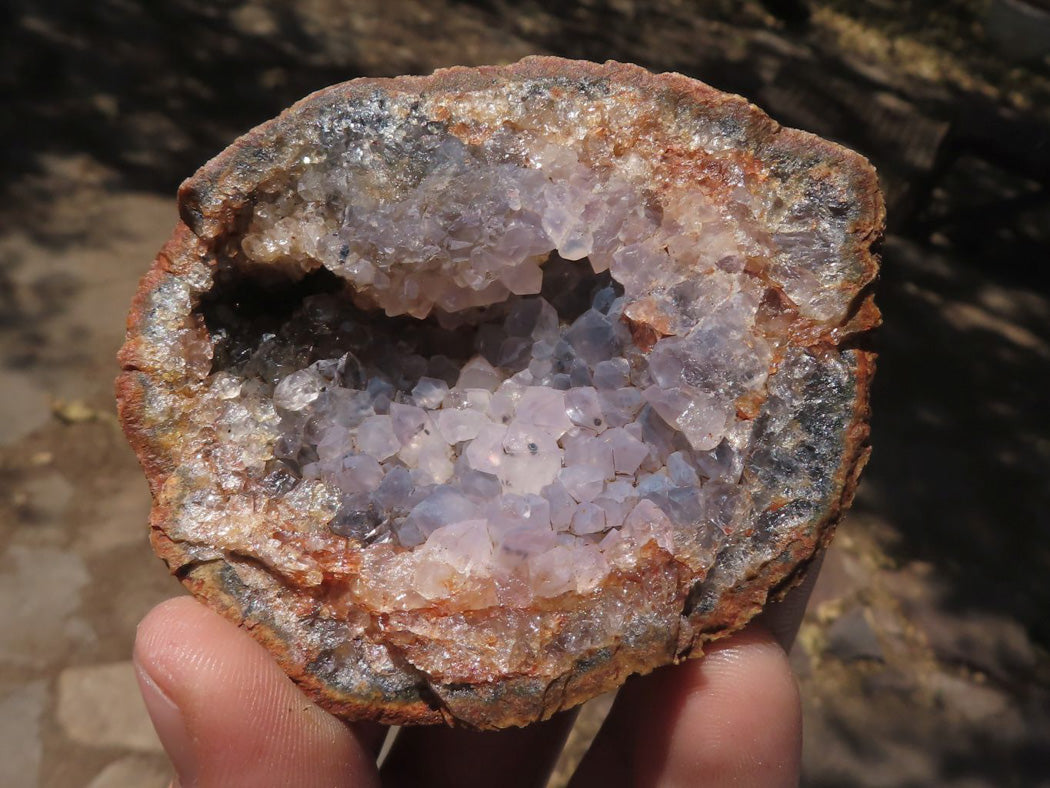 Natural Dark Amethyst Crystal Geodes & Plates x 12 From Zululand, South Africa - TopRock