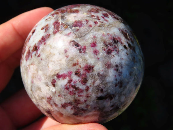 Polished Rubellite Pink Tourmaline Spheres x 4 From Madagascar - TopRock