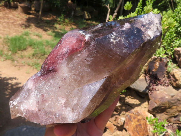 Natural Extra Large Double Terminated Smokey Quartz Crystal x 1 From Melanje, Malawi - TopRock