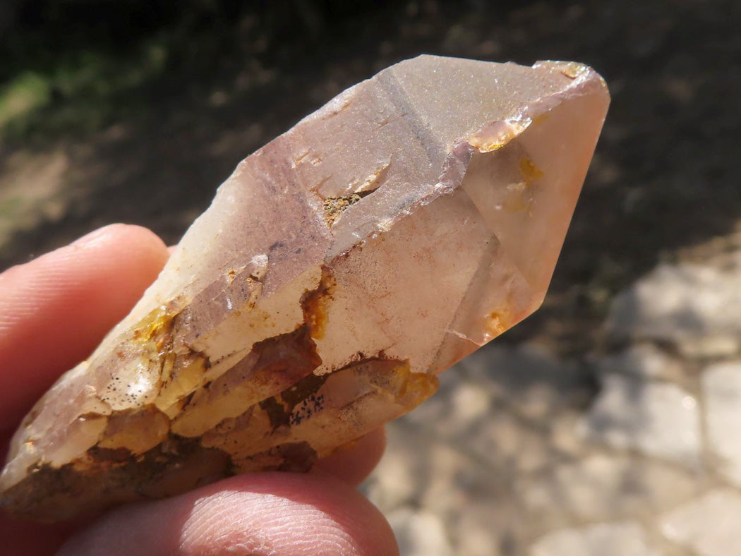 Natural Red Hematoid Phantom Quartz Crystals & Clusters x 5 From Zimbabwe - TopRock