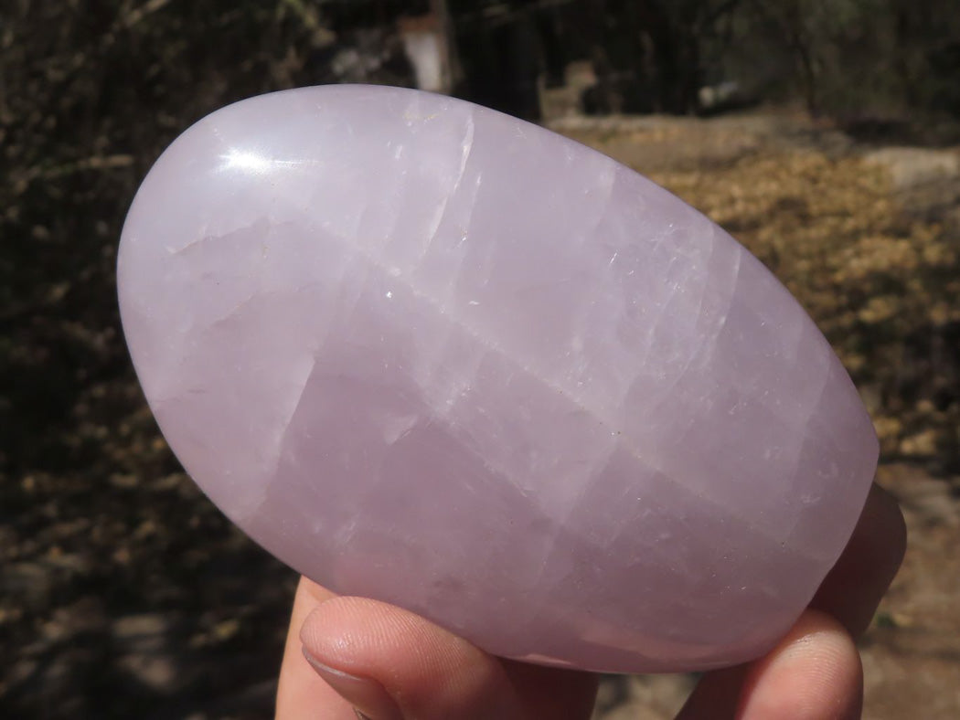 Polished Rare Blue Rose Quartz Standing Free Forms x 4 From Ambatondrazaka, Madagascar - TopRock