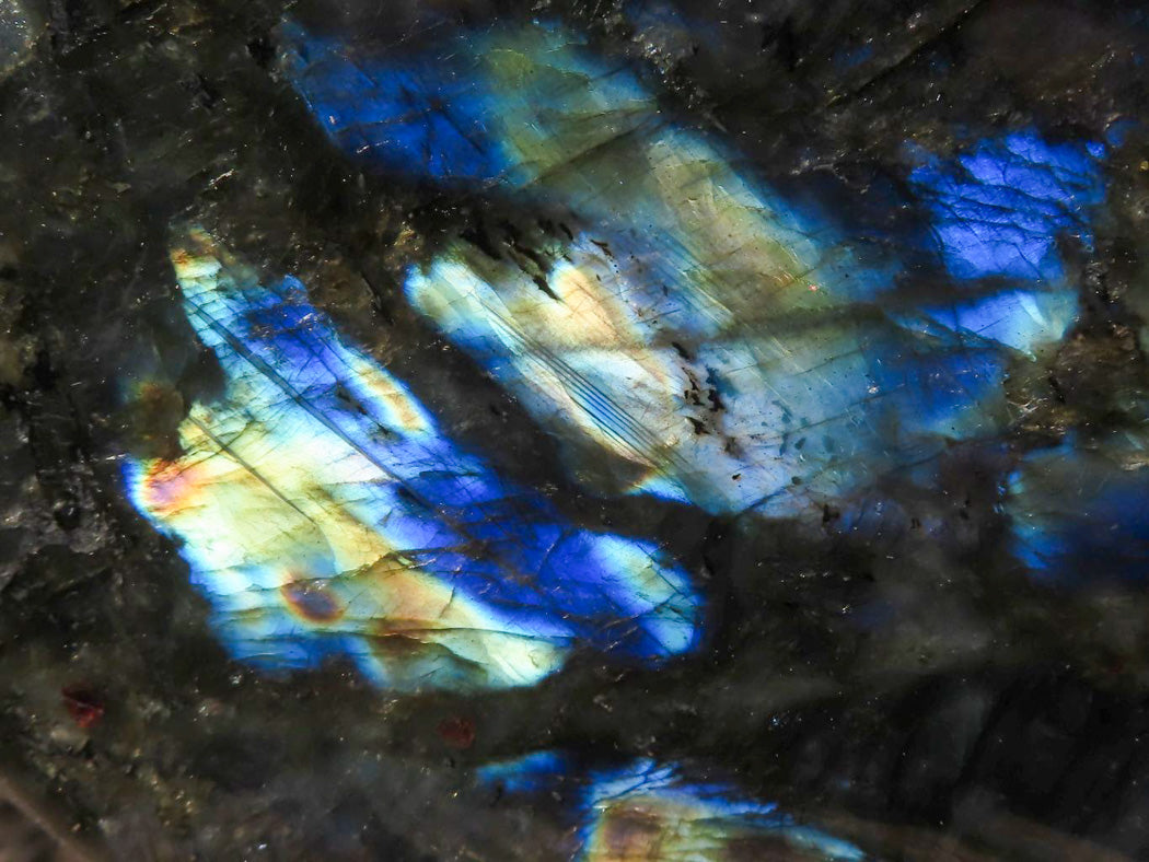 Polished Extra Large Blue & Gold Labradorite Display Piece x 1 From Tulear, Madagascar - TopRock