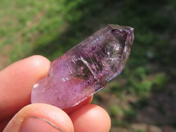 Natural Small Single Smokey Amethyst Quartz Crystals / Sceptre Crystals  x 63 From Chiredzi, Zimbabwe - TopRock