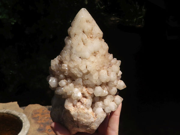 Natural Fir Tree Candle Quartz Clusters  x 3 From Madagascar - TopRock