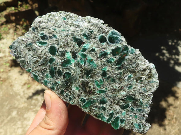 Polished Green Emerald In Matrix Slices  x 3 From Zimbabwe - TopRock
