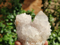 Natural White Spirit Quartz Clusters  x 6 From Boekenhouthoek, South Africa - Toprock Gemstones and Minerals