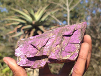 Natural Rough Metallic Purpurite Specimens  x 3 From Erongo, Namibia - Toprock Gemstones and Minerals