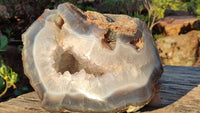 Polished Extra Large Crystal Centred Agate Geode Specimen x 1 From Madagascar - Toprock Gemstones and Minerals