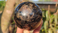 Polished Rare Iolite Spheres x 3 From Ambatofinandrahana, Madagascar - Toprock Gemstones and Minerals