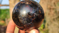 Polished Rare Iolite Spheres x 3 From Ambatofinandrahana, Madagascar - Toprock Gemstones and Minerals