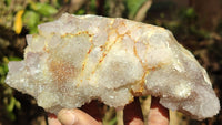 Natural Pale Lilac Spirit Quartz Clusters x 2 From Boekenhouthoek, South Africa - Toprock Gemstones and Minerals