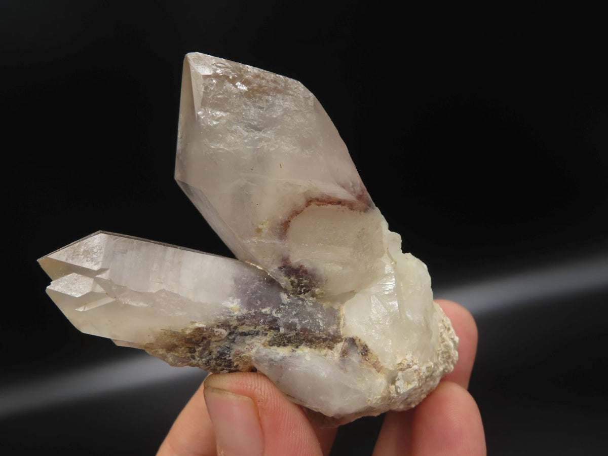 Natural Red Hematoid Quartz Crystals x 12 From Zimbabwe - TopRock