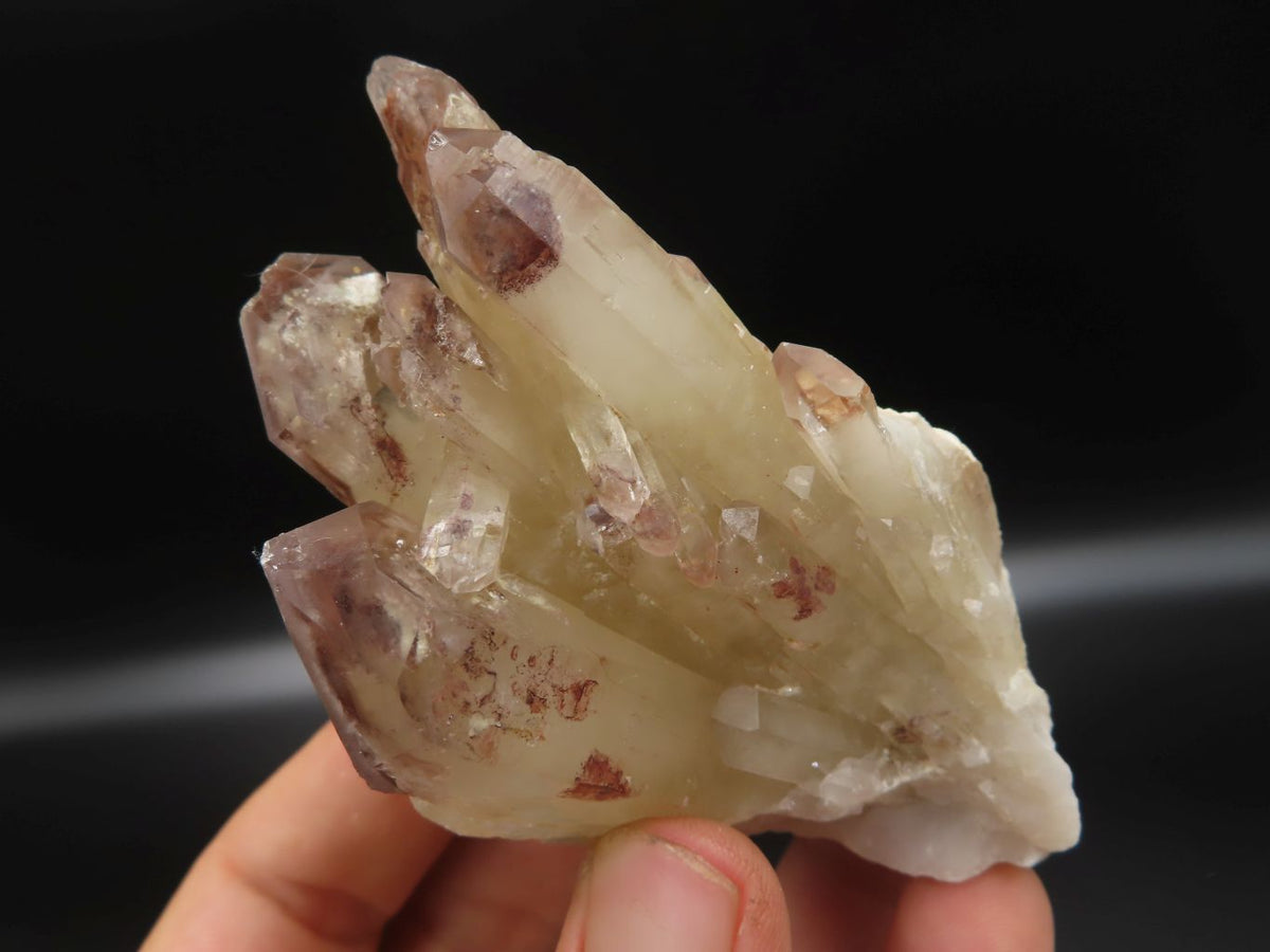 Natural Red Hematoid Quartz Crystals x 12 From Zimbabwe - TopRock