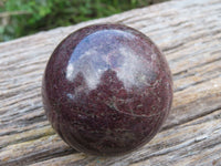 Polished Red Garnet Spheres x 2 From Madagascar - TopRock