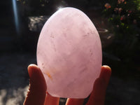 Polished Pink Rose Quartz Standing Free Forms x 2 From Antsirabe, Madagascar - Toprock Gemstones and Minerals